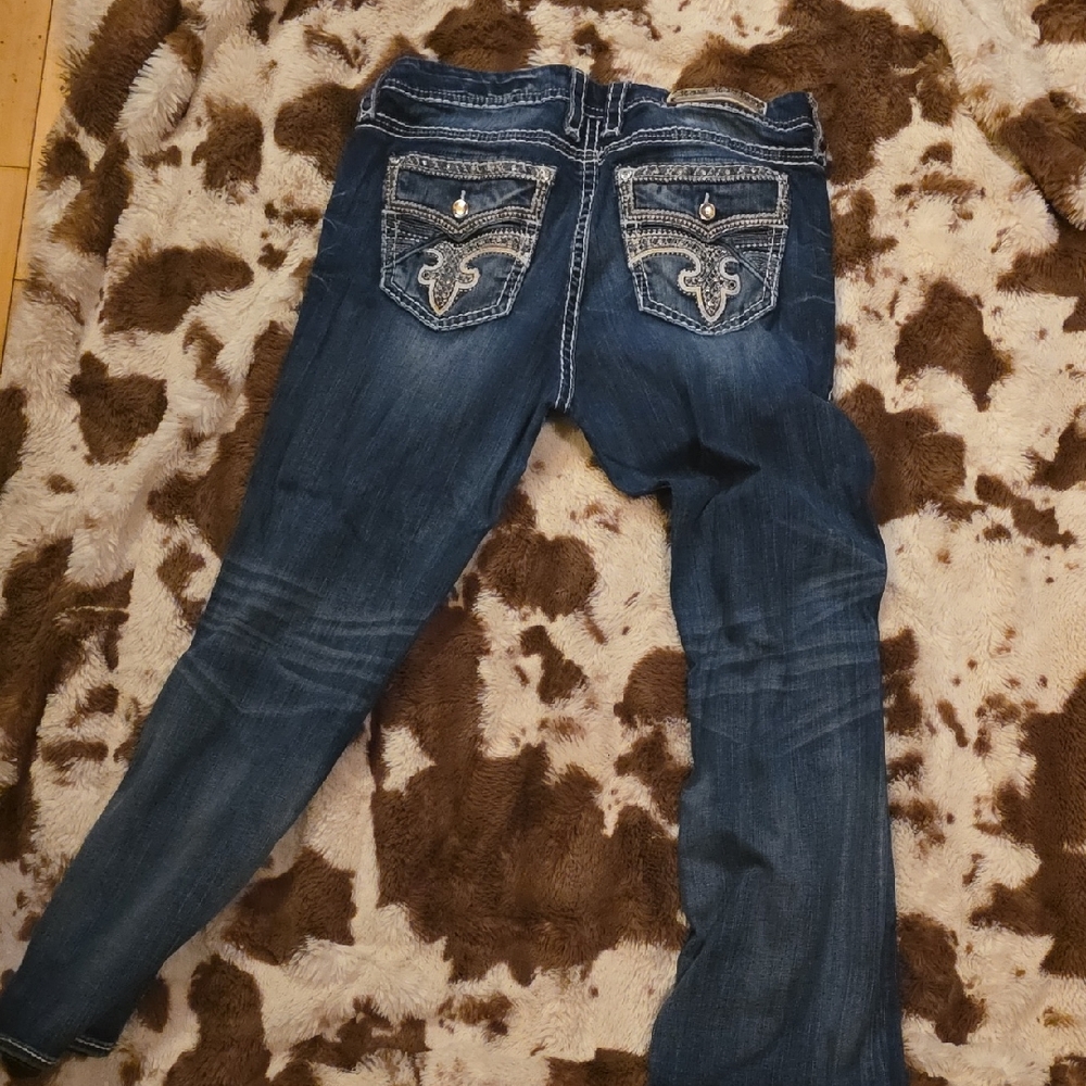 Rock Revival Dark Blue EASY BOOT JEANS